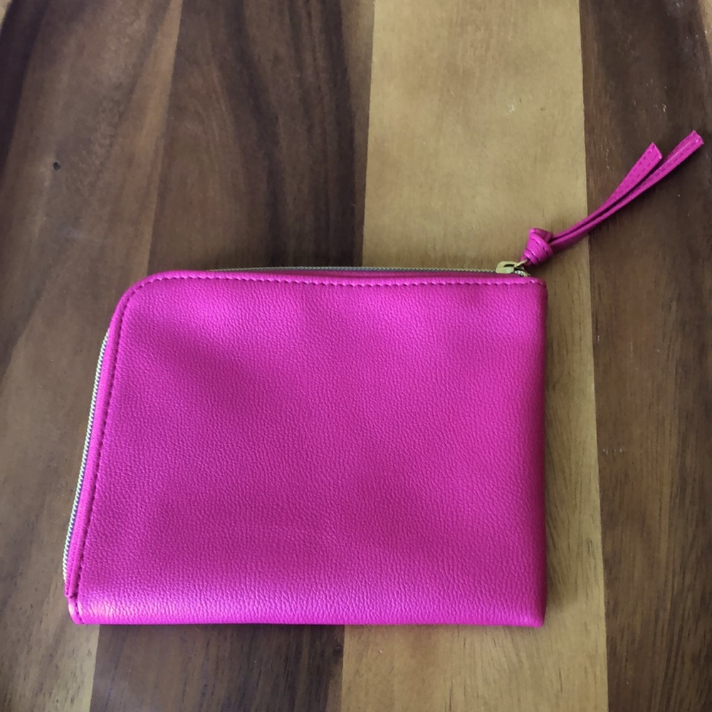 Brand New Saks Fifth Avenue Pink Cosmetic Pouch